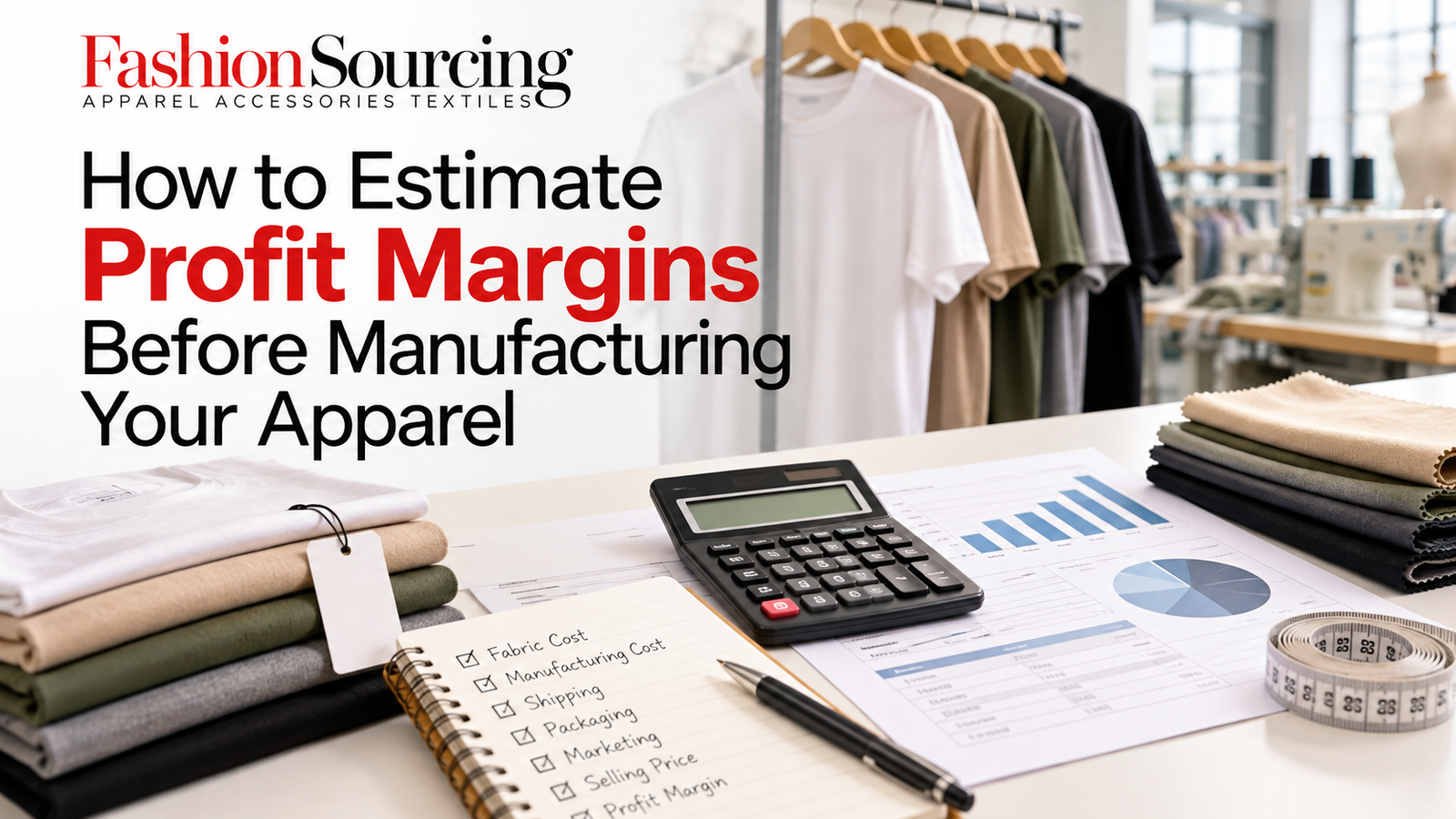 How to Estimate Profit Margins Before Manufacturing Your Apparel