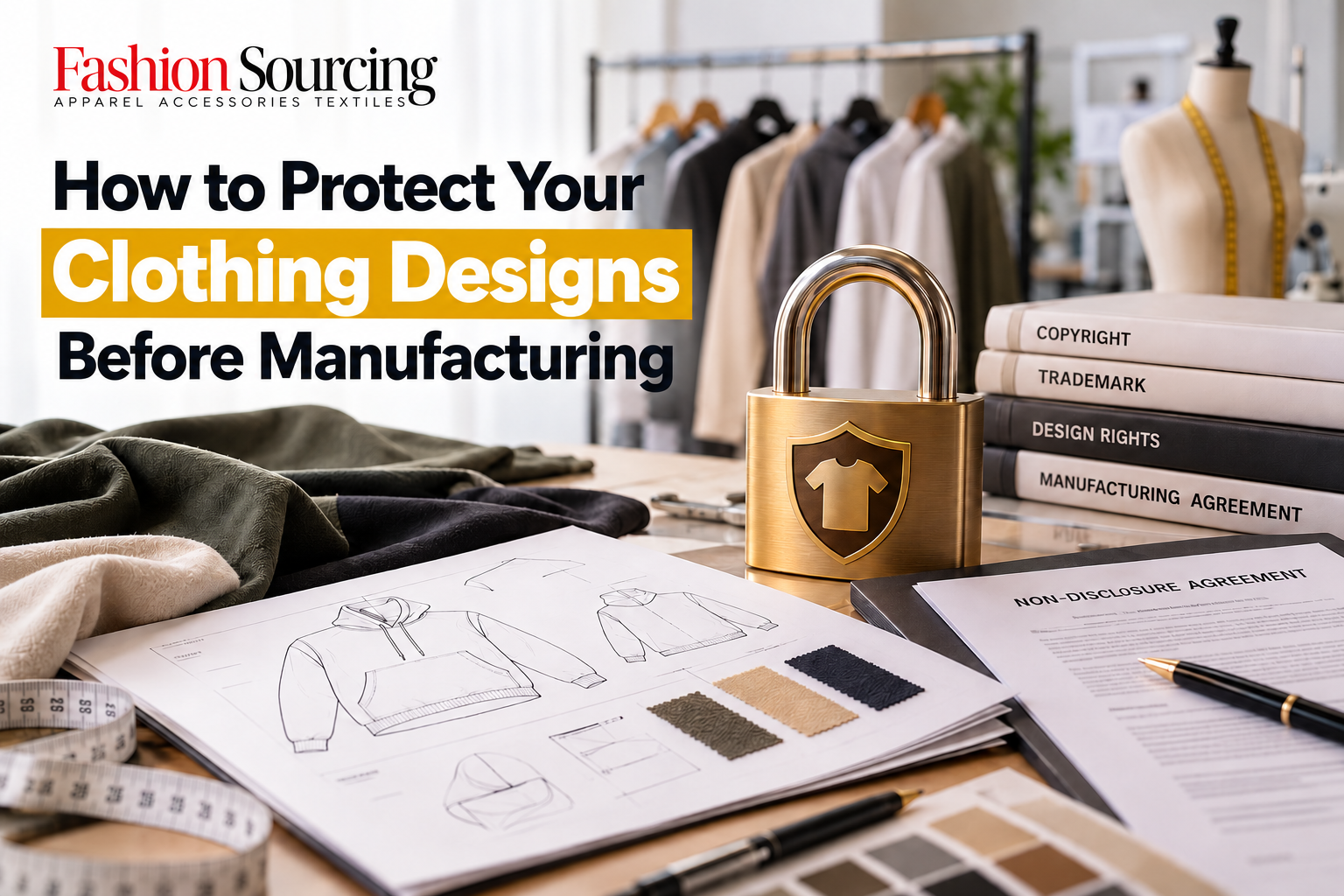 How to Protect Your Clothing Designs Before Manufacturing